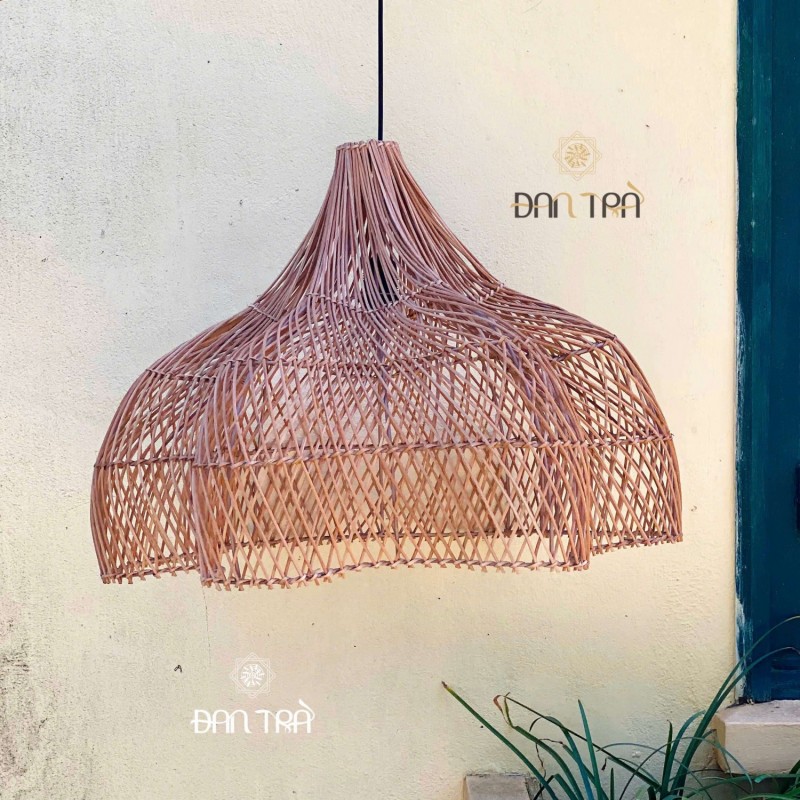 Đèn mây cánh hoa cao cấp size cực đại 60cm