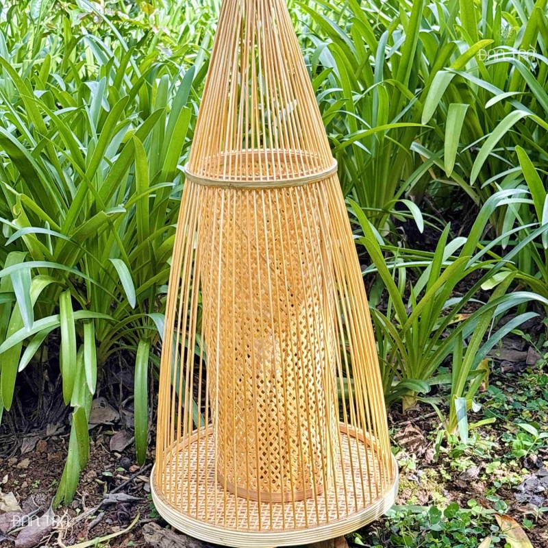 Đèn cây tre cao cấp đan kỹ xuất xứ Huế thumb