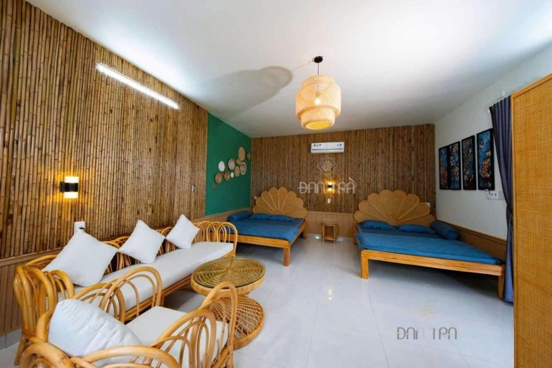 Trang trí nội thất mây tre tại Bằng Lăng Homestay, Đồng Nai