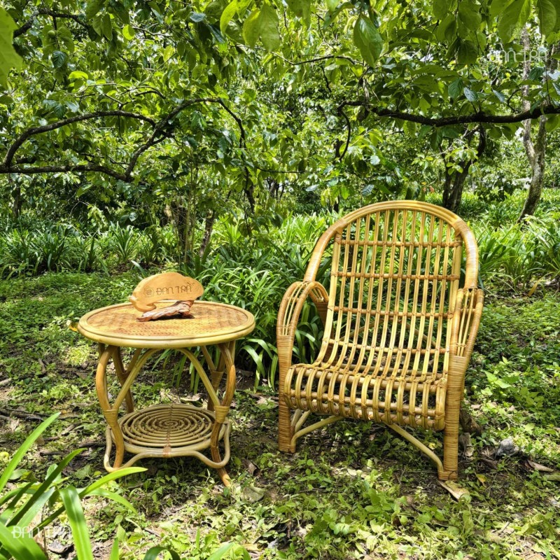 Ghế mây Bác Hồ sang trọng, cổ điển