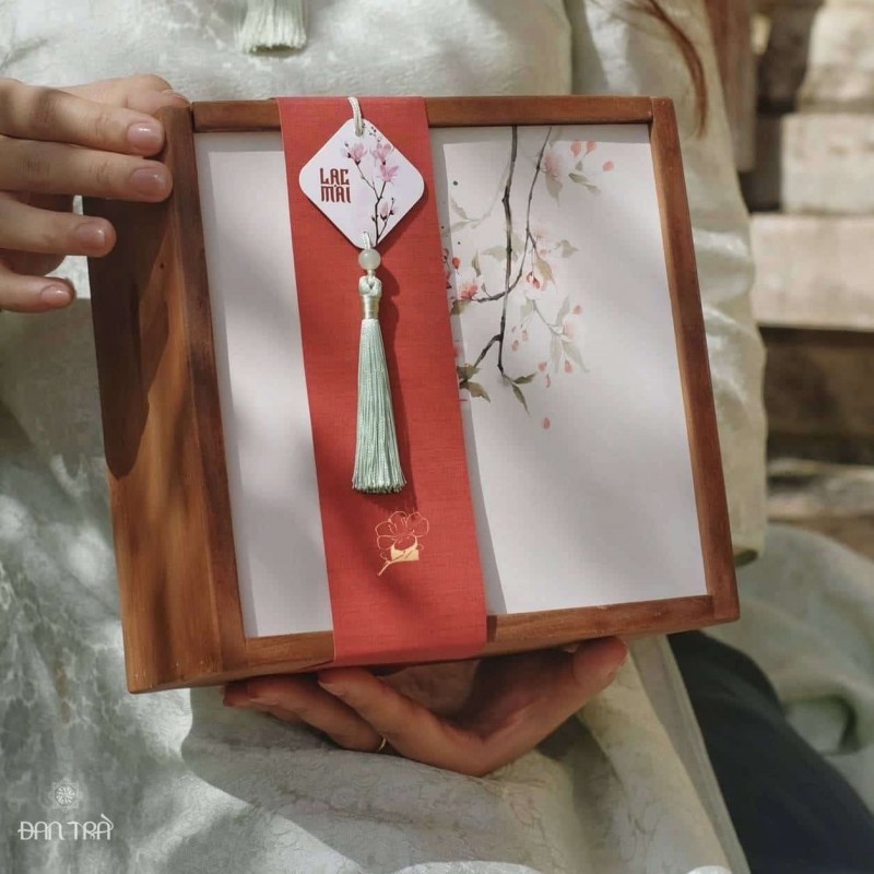 Hộp mây có quai tre xách cao cấp thumb