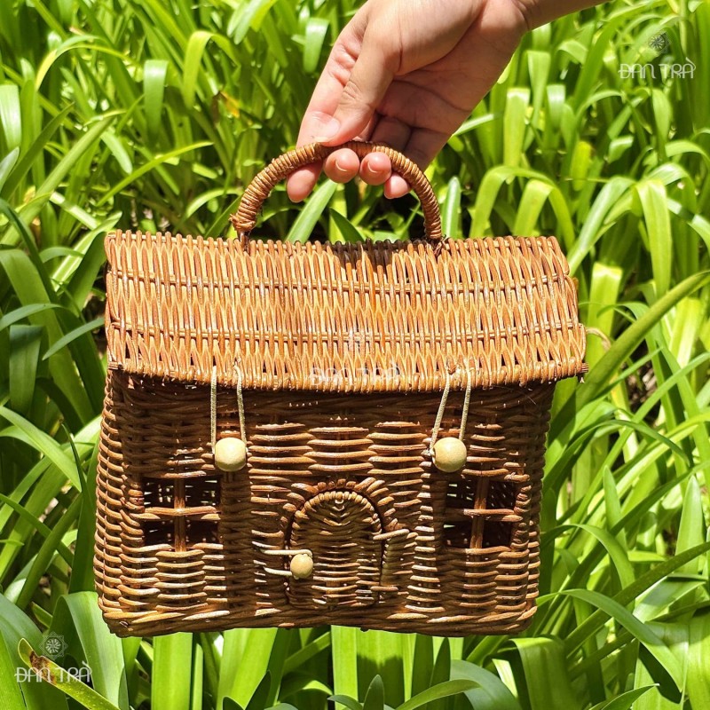 Ngôi nhà mây đựng quà tặng