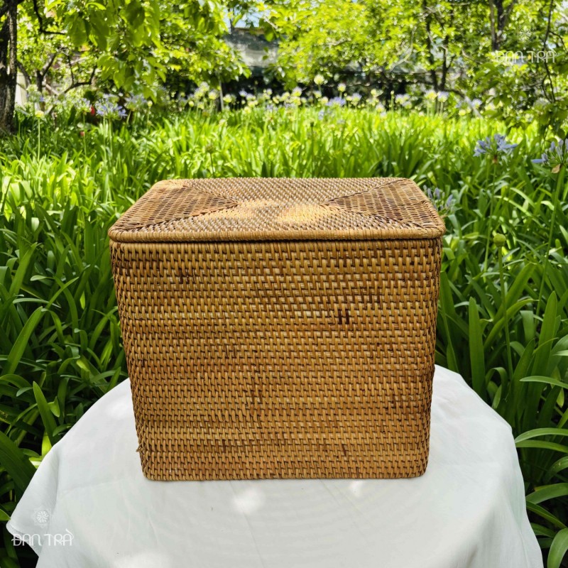 Thùng mây xiên chữ nhật cao cấp
