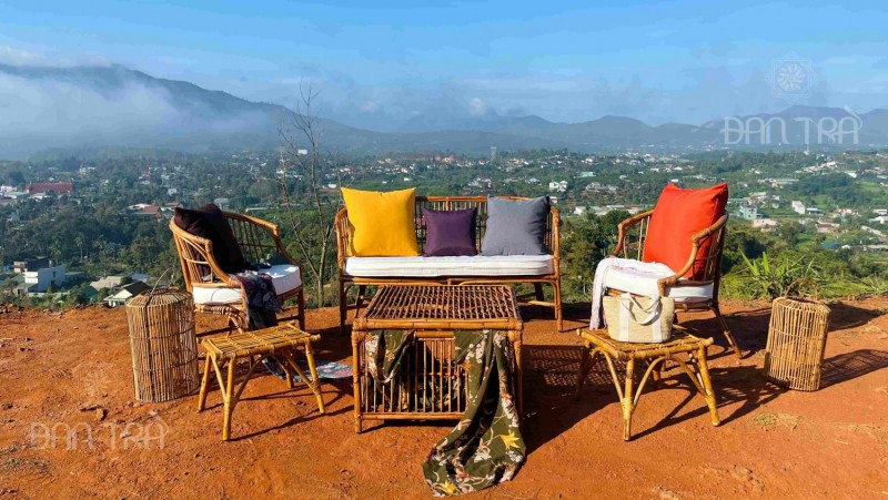 Bộ bàn ghế sofa mây đan Brazil cao cấp