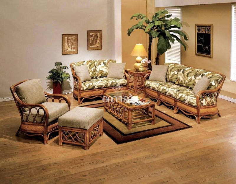 Bộ sofa mây Pacific cổ điển