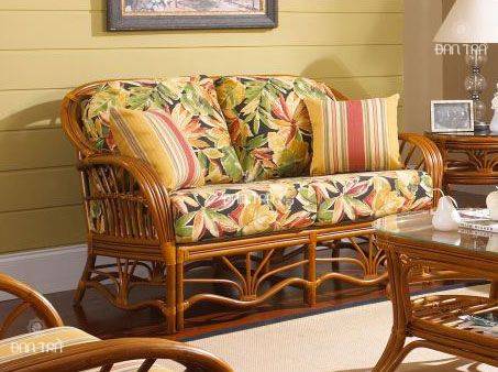 Bộ sofa mây cao cấp, cổ điển Pacific thập niên 1970s thumb