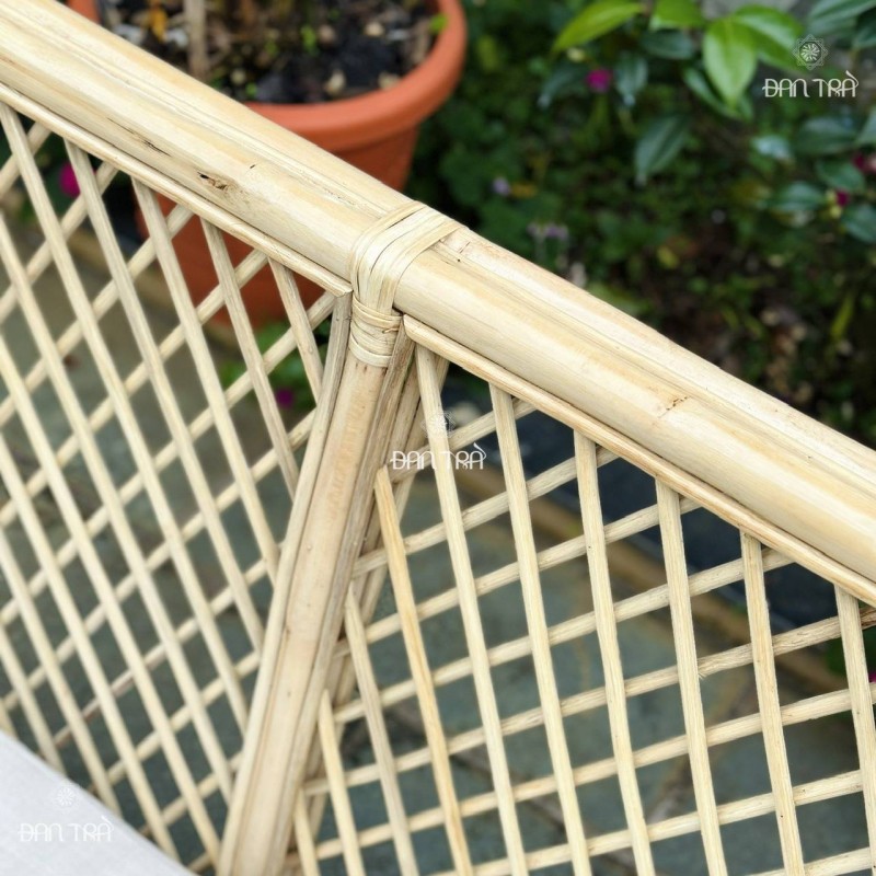 Ghế sofa mây Daisy, ghế bench mây thumb