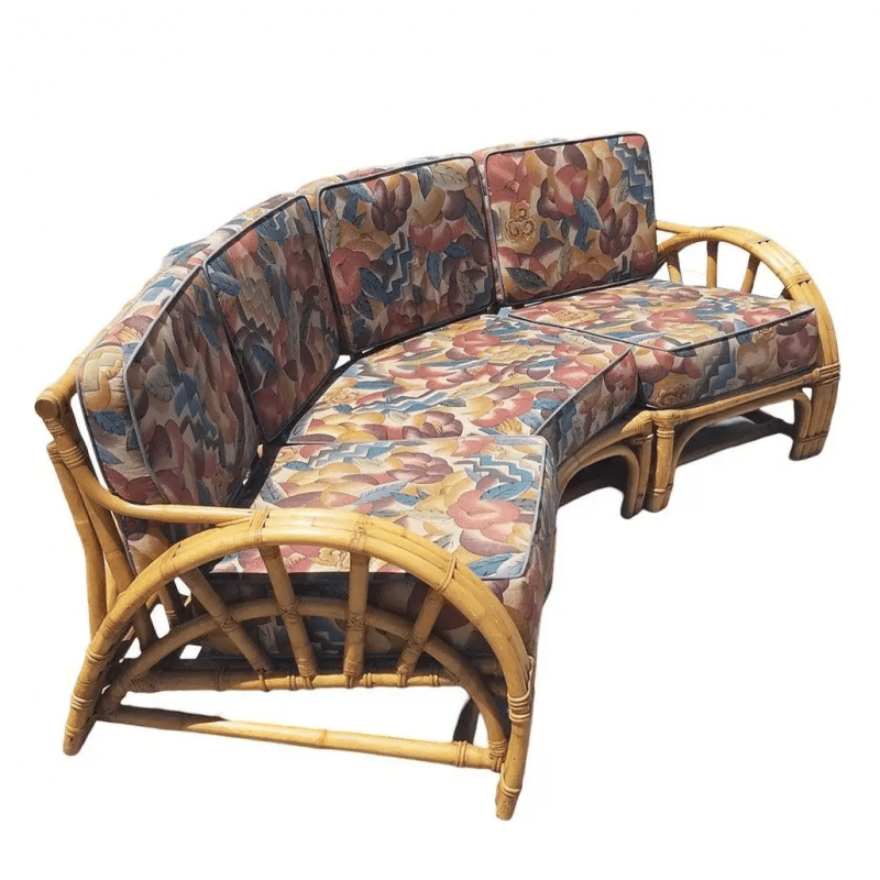 Ghế băng mây góc uốn lượn Donovan
