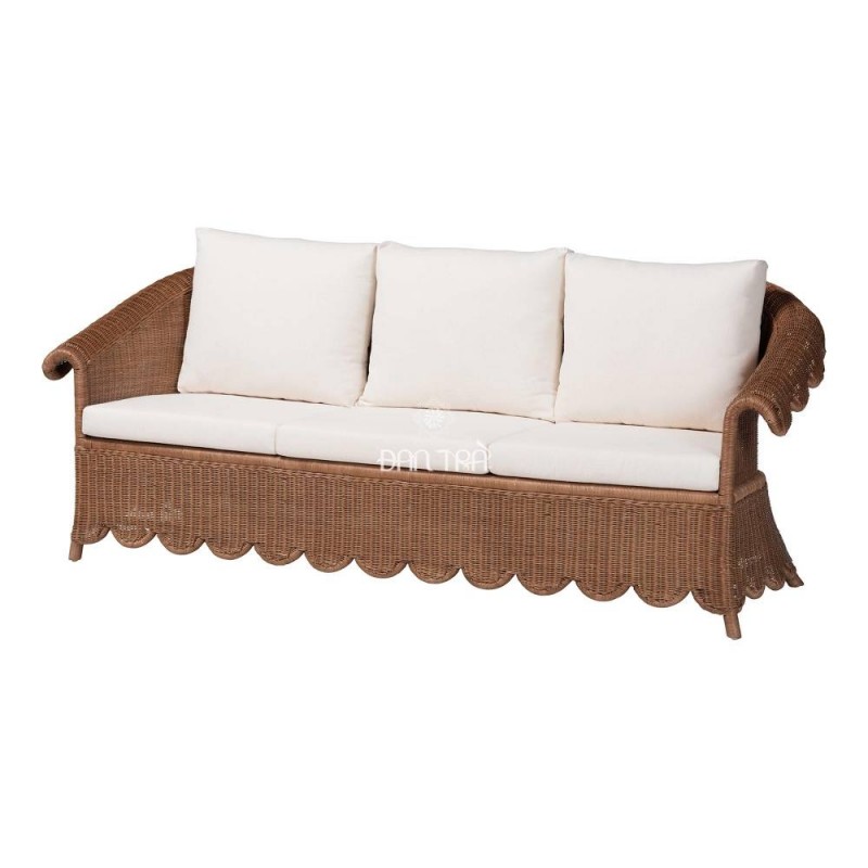 Sofa mây cánh hoa