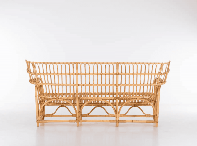 Ghế sofa mây Gilbert uốn lượn hoàng gia thumb
