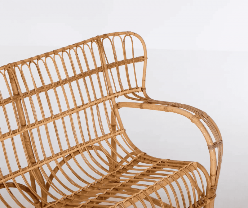 Ghế sofa mây Gilbert uốn lượn hoàng gia thumb