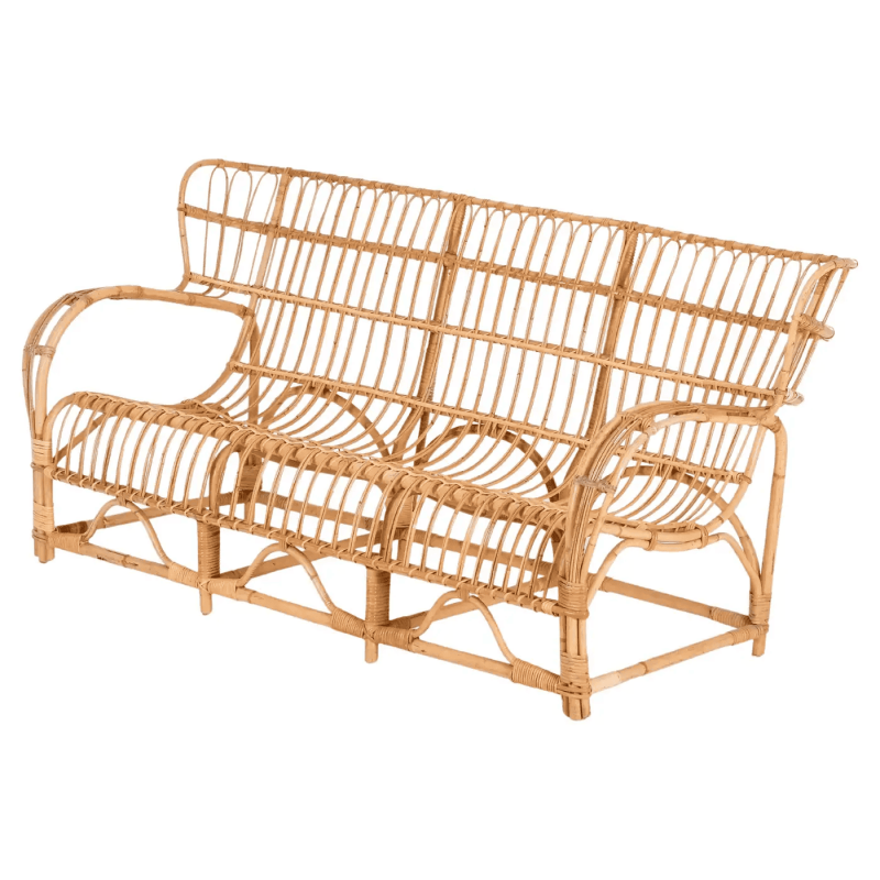 Ghế sofa mây Gilbert uốn lượn hoàng gia
