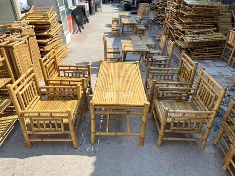 Bàn ghế tre đa dạng, giá rẻ tại xưởng sản xuất thumb