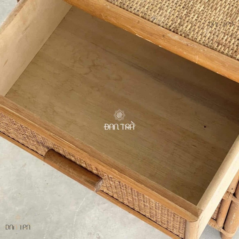 Tủ đầu giường mây tre Roland thumb