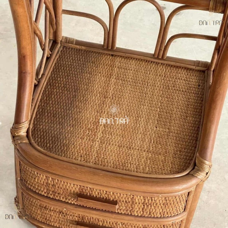 Kệ mây đan lưới mây tự nhiên Clarissa phong cách cổ điển thumb