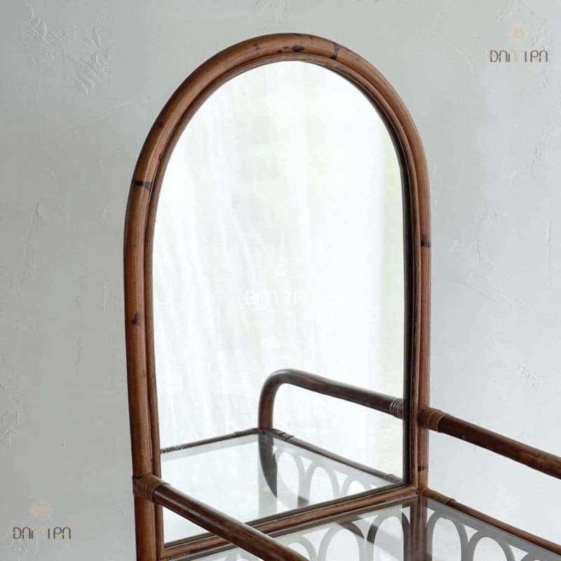 Kệ mây trang điểm vintage cao cấp thumb