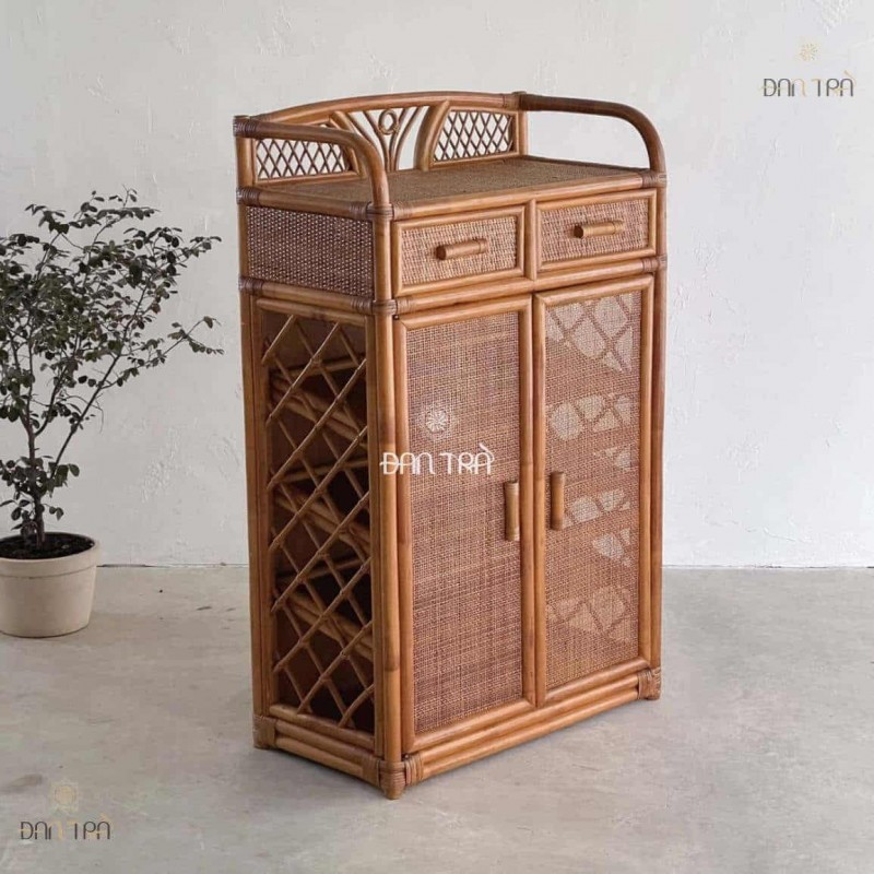 Tủ mây Arthur đựng quần áo, sắp xếp đồ đạc phòng ngủ