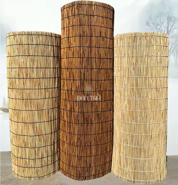 Mành sậy tre cao cấp trang trí tường, hàng rào