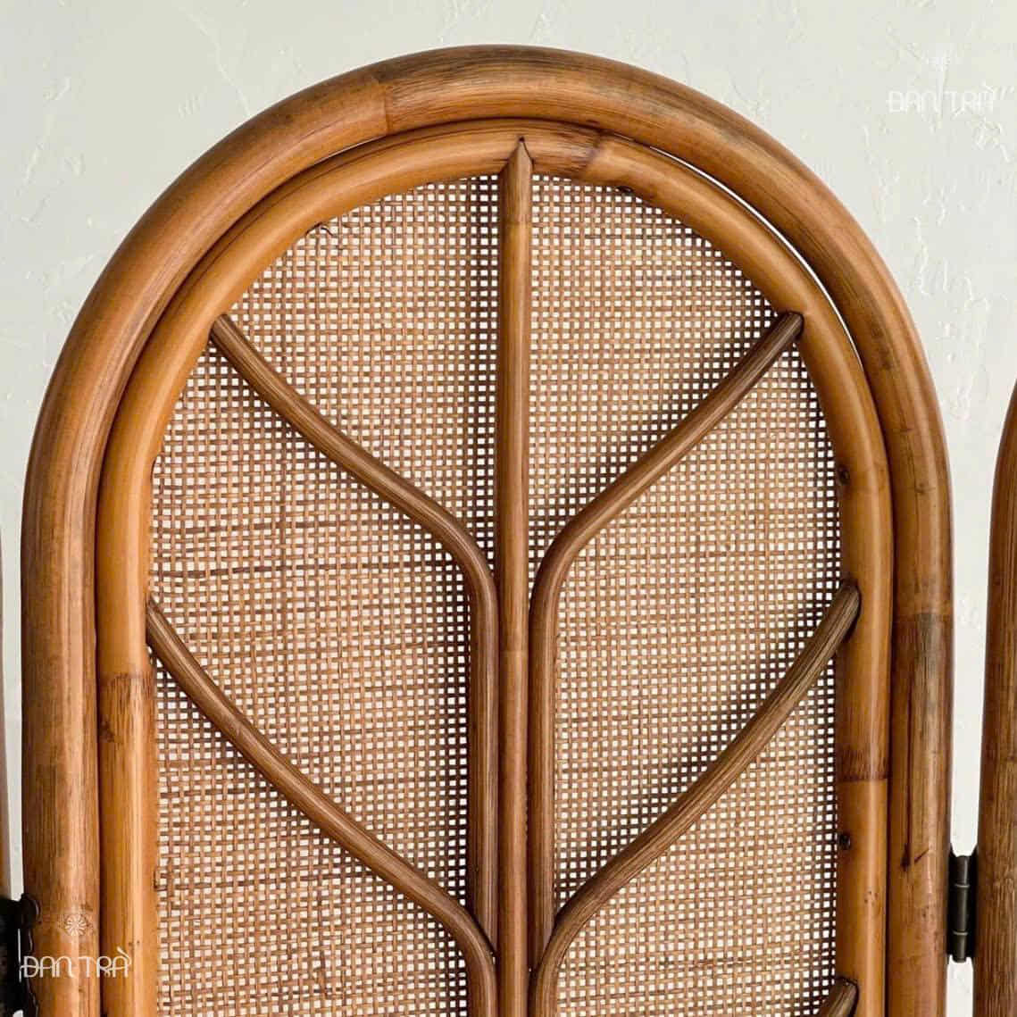 Vách ngăn mây tre Eunice cổ điển cao cấp