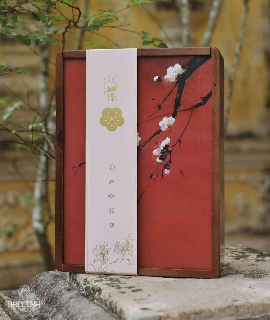 Hộp mây có quai tre xách cao cấp