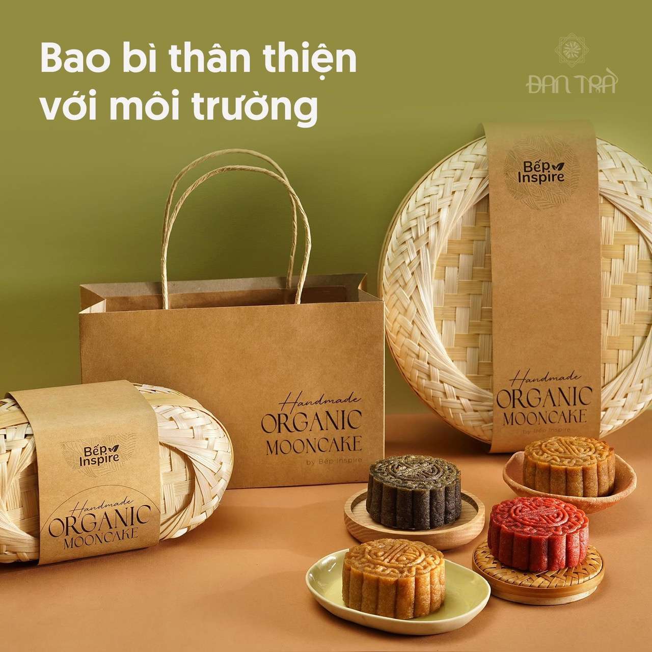 Hộp quà tre tròn truyền thống, đơn giản