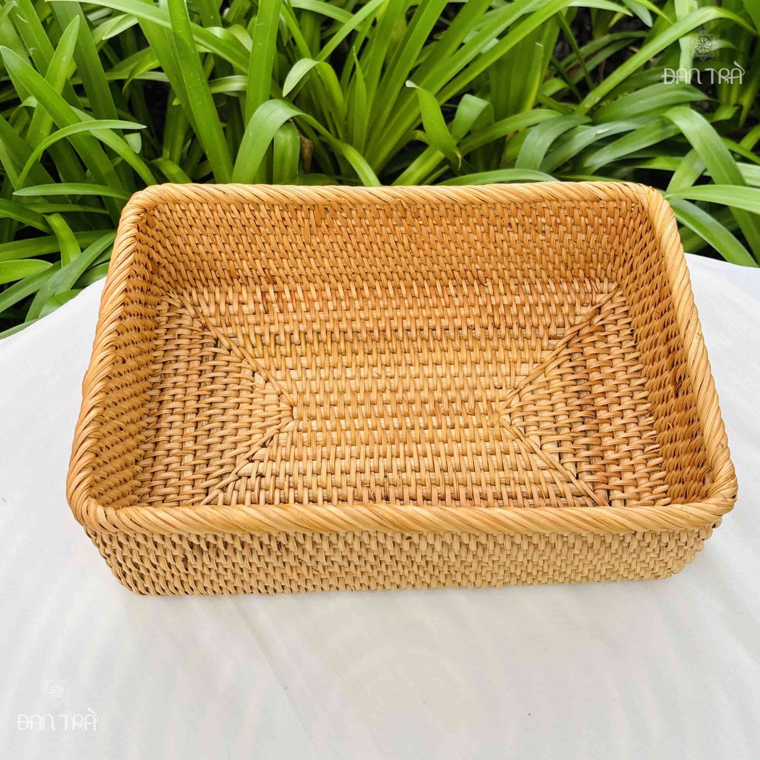 Thùng mây xiên cao cấp đựng đồ