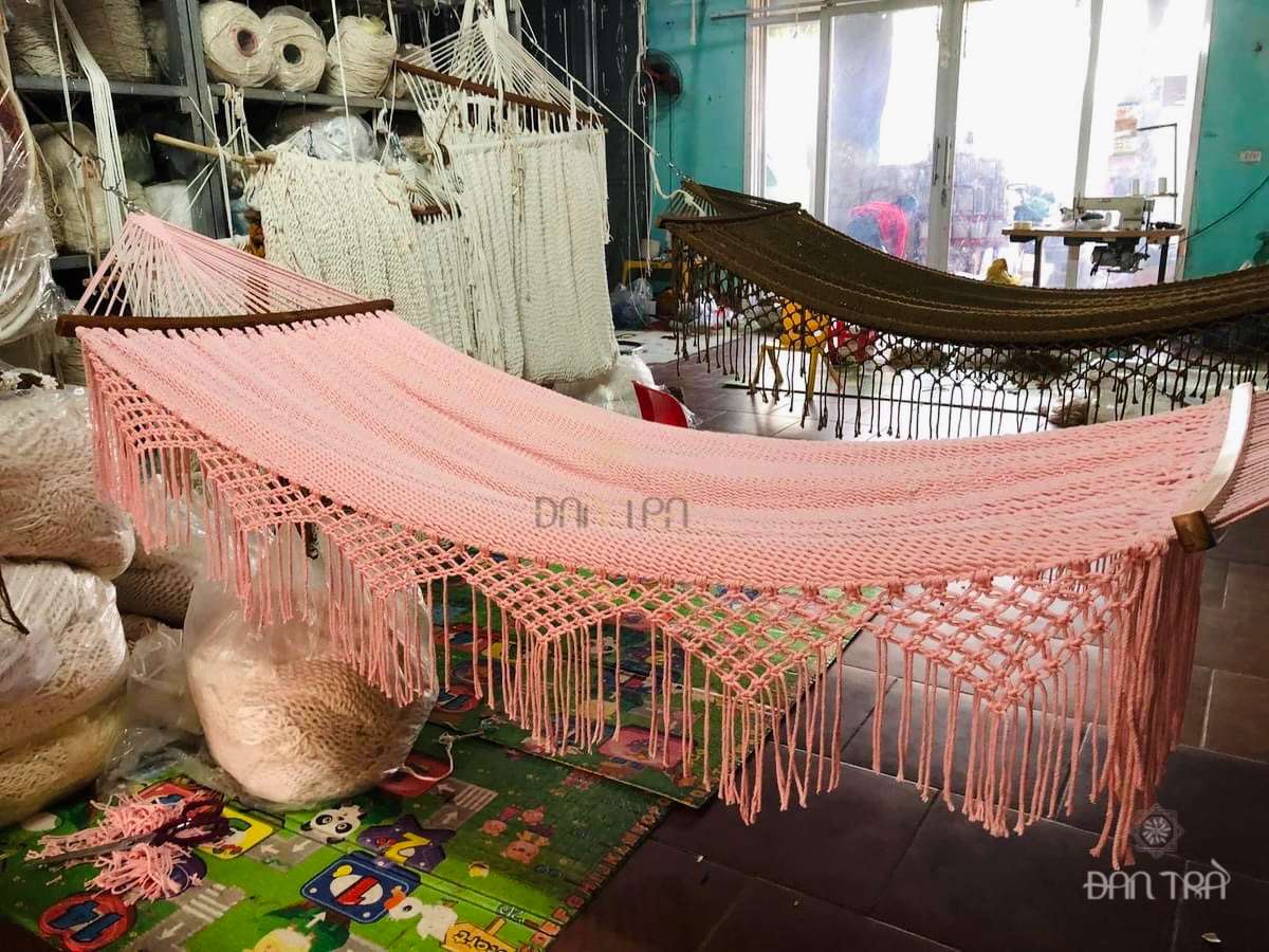 Võng mây macrame