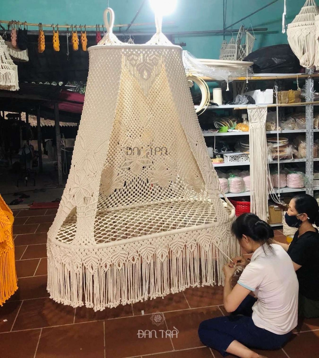 Xích đu macrame