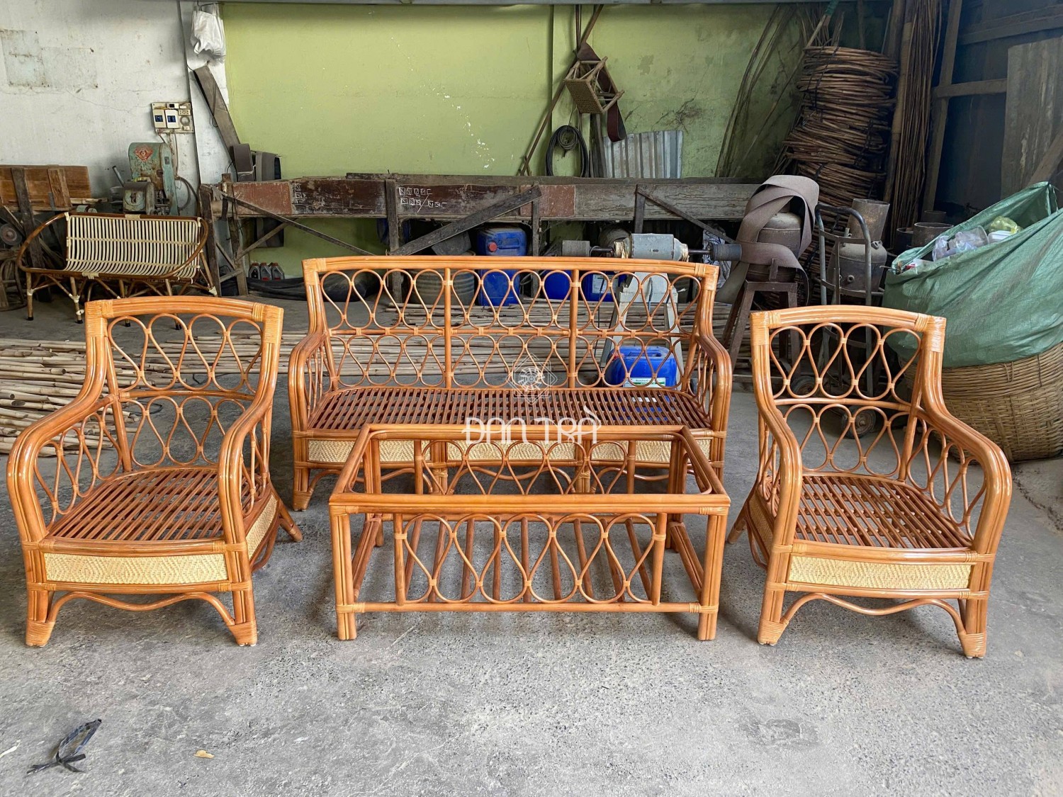 bộ sofa mây