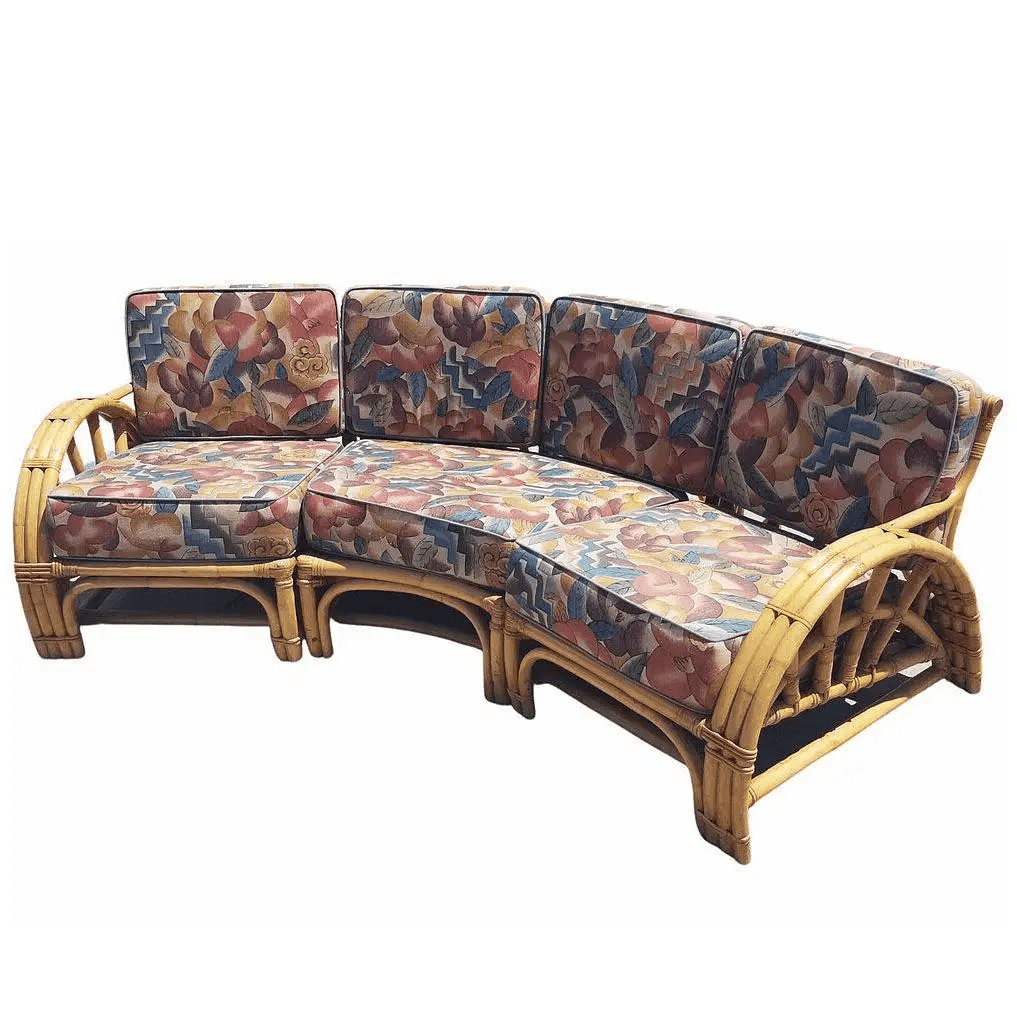 Ghế băng mây góc uốn lượn Donovan