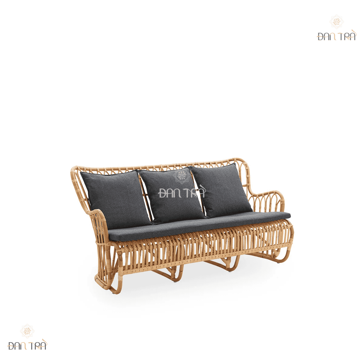 Sofa mây cánh hoa nhẹ nhàng Lily