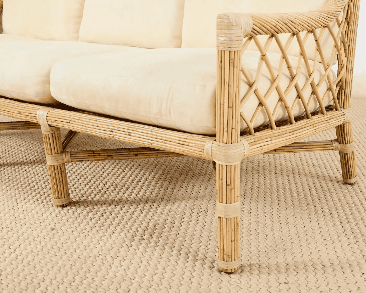 Ghế mây sofa Walter đan cuộn huyền bí, đẳng cấp