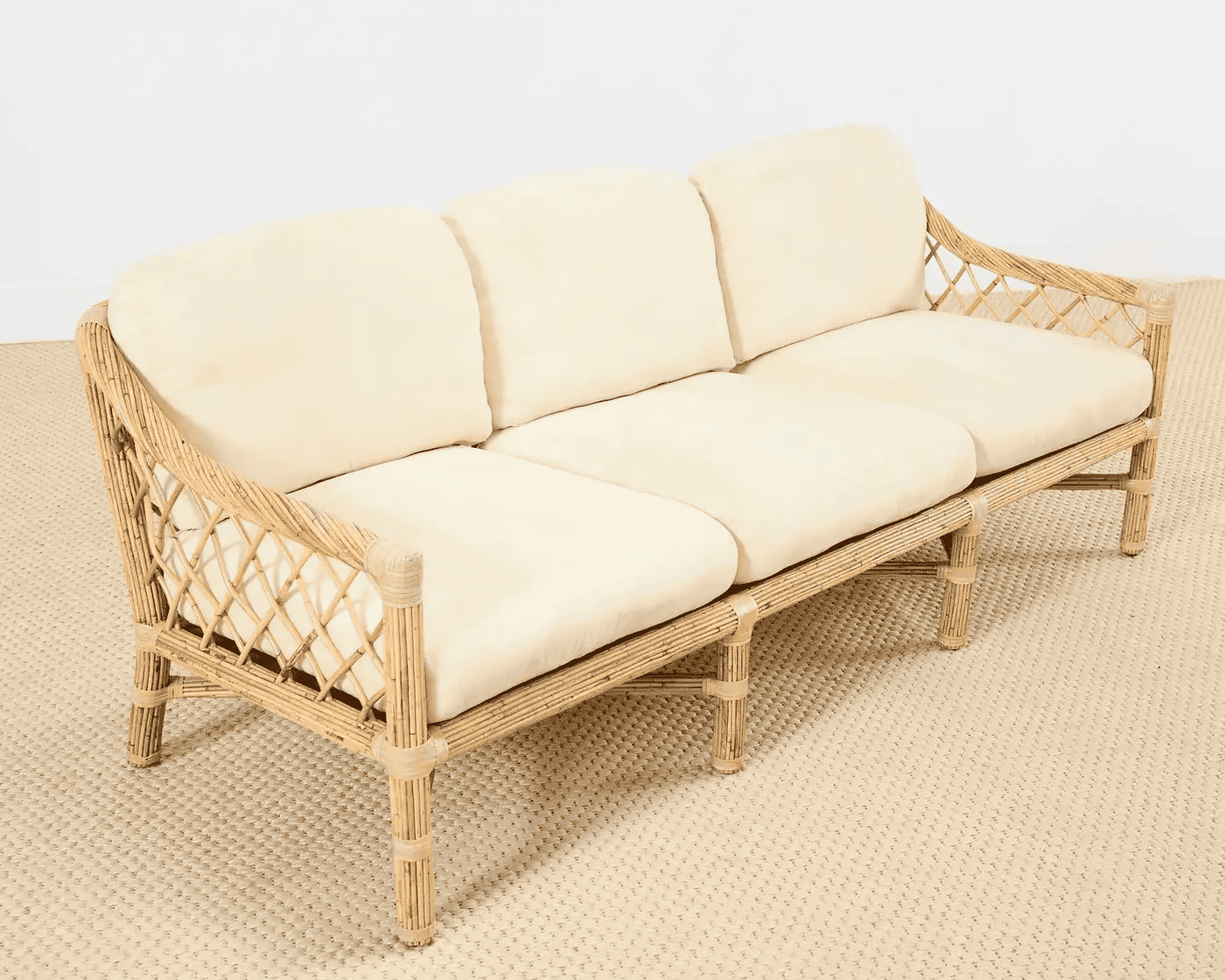 Ghế mây sofa Walter đan cuộn huyền bí, đẳng cấp