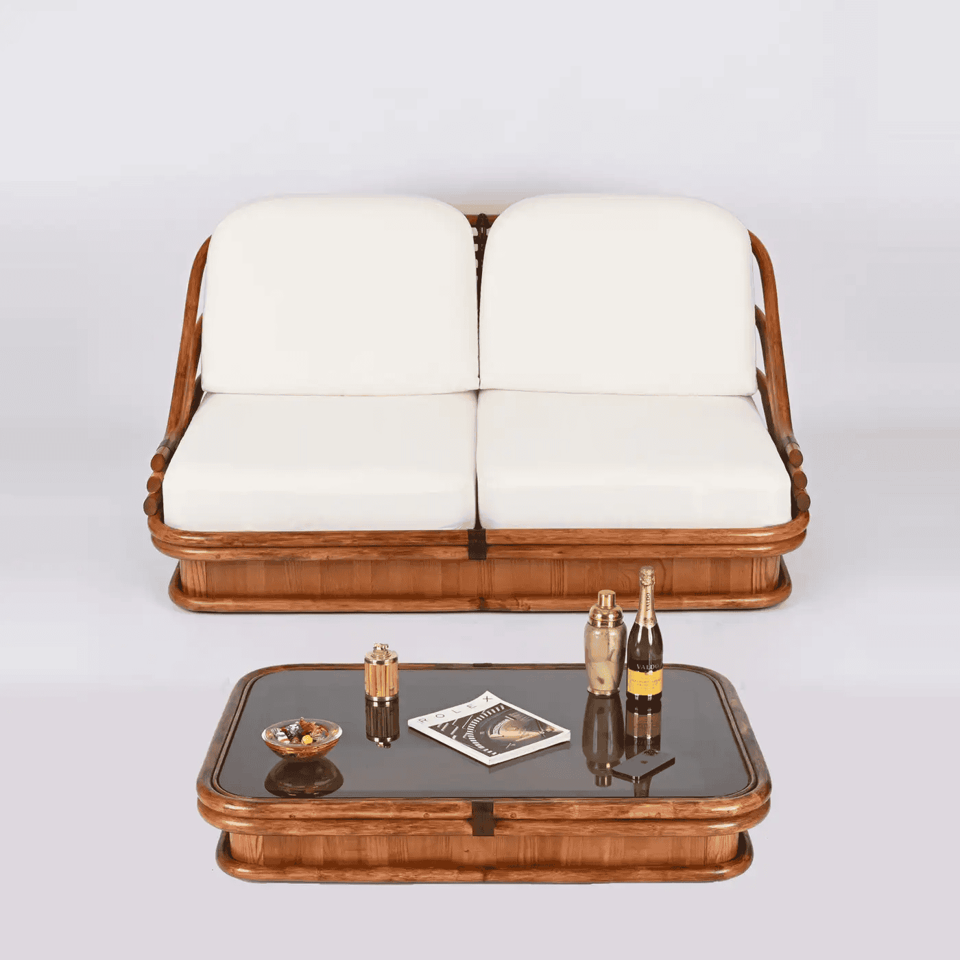 Sofa mây Leroy tinh gọn kiểu Nhật