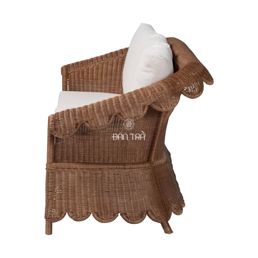 Sofa mây cánh hoa