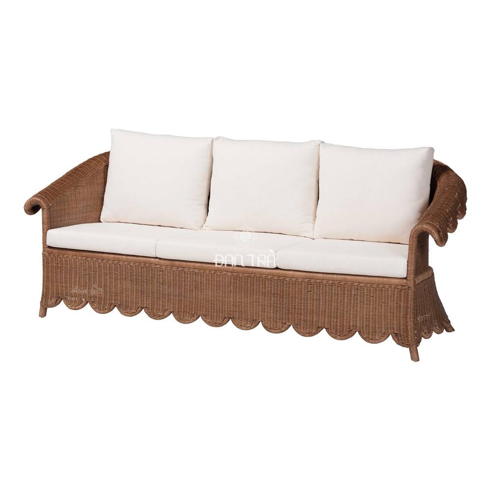 Sofa mây cánh hoa