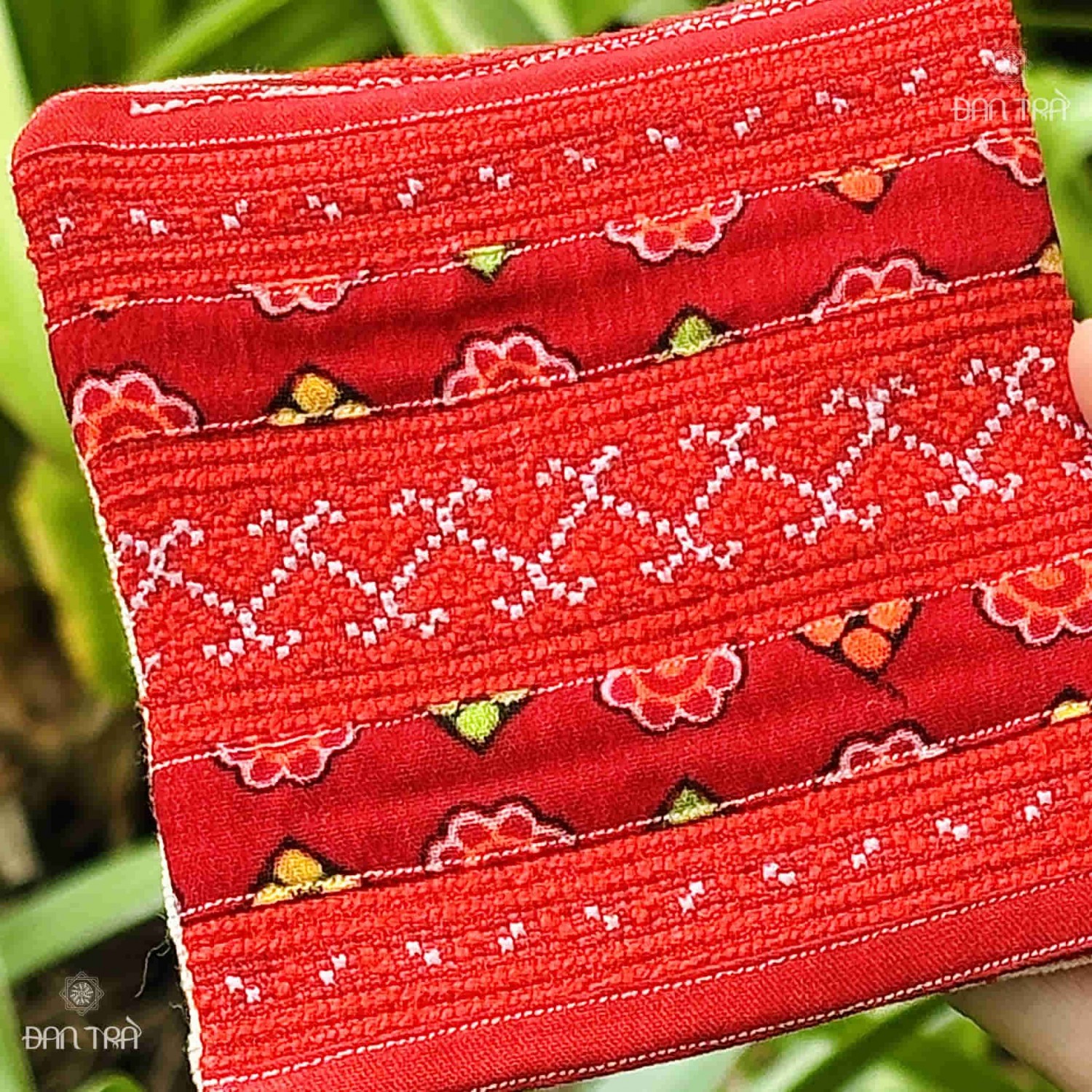 Lót ly thổ cẩm vintage