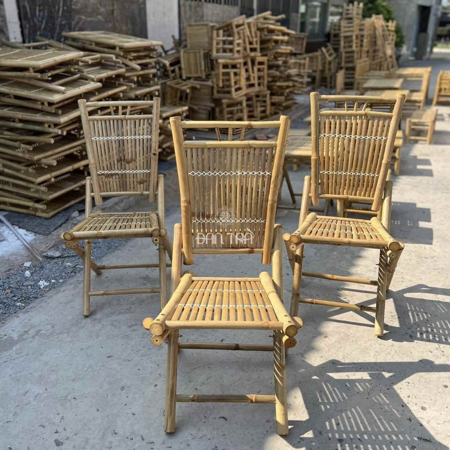 Bàn ghế tre đa dạng, giá rẻ tại xưởng sản xuất