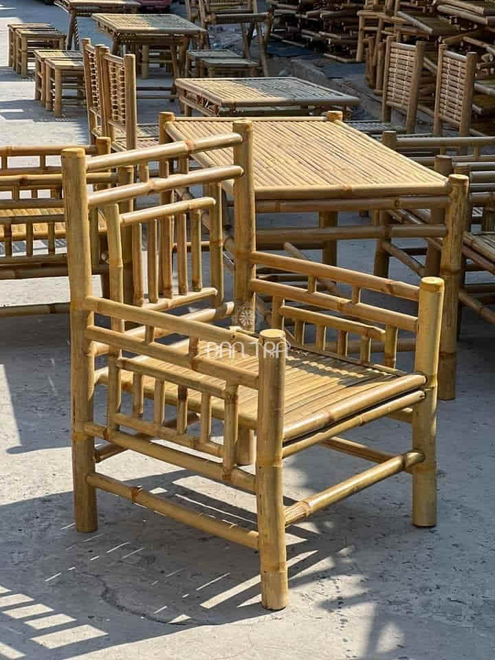 bàn ghế tre