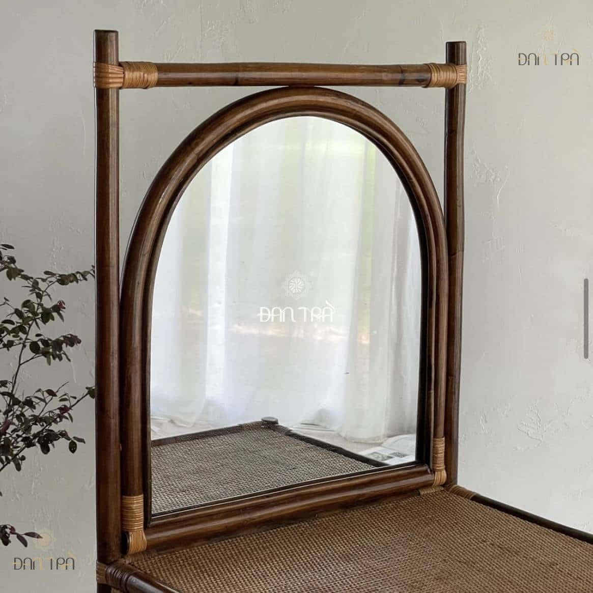 Tủ mây trang điểm Isolde vintage, cổ điển