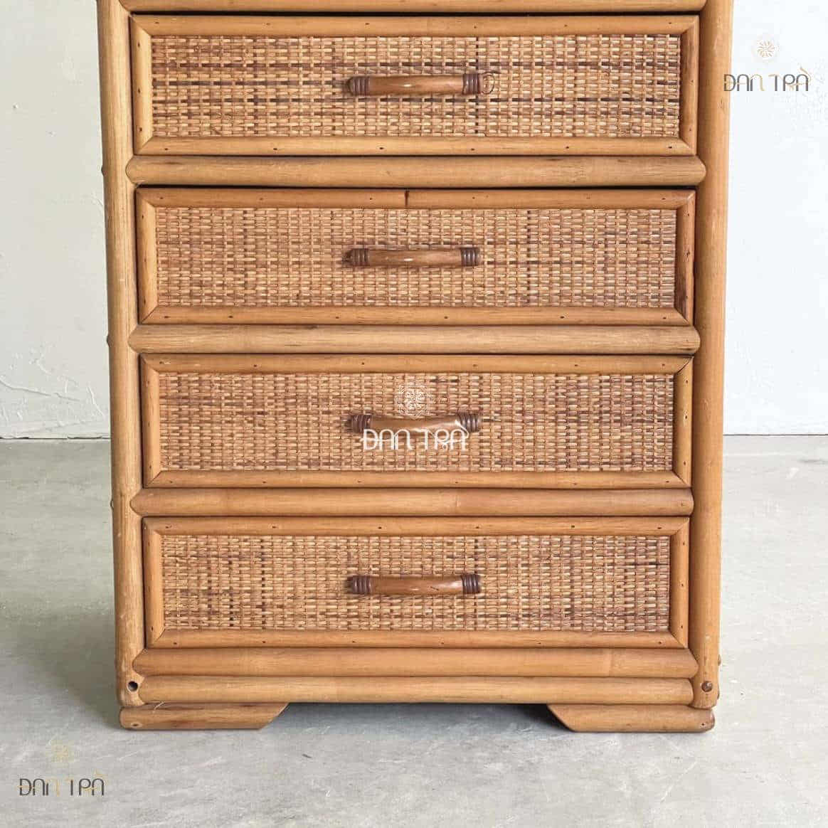 Tủ mây chữ nhật cao cấp Wisteria