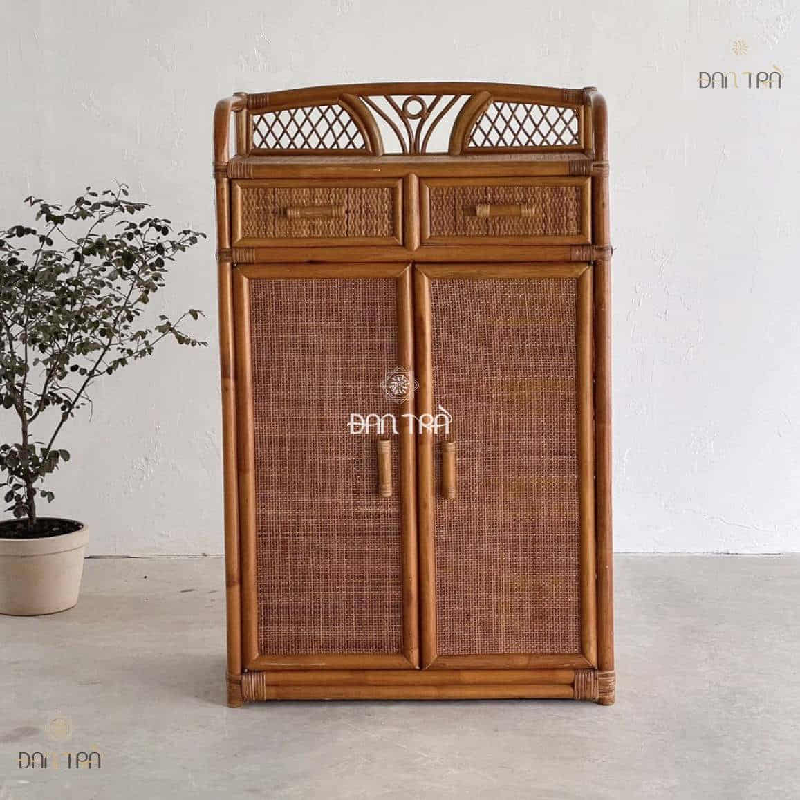 Tủ mây Arthur đựng quần áo, sắp xếp đồ đạc phòng ngủ