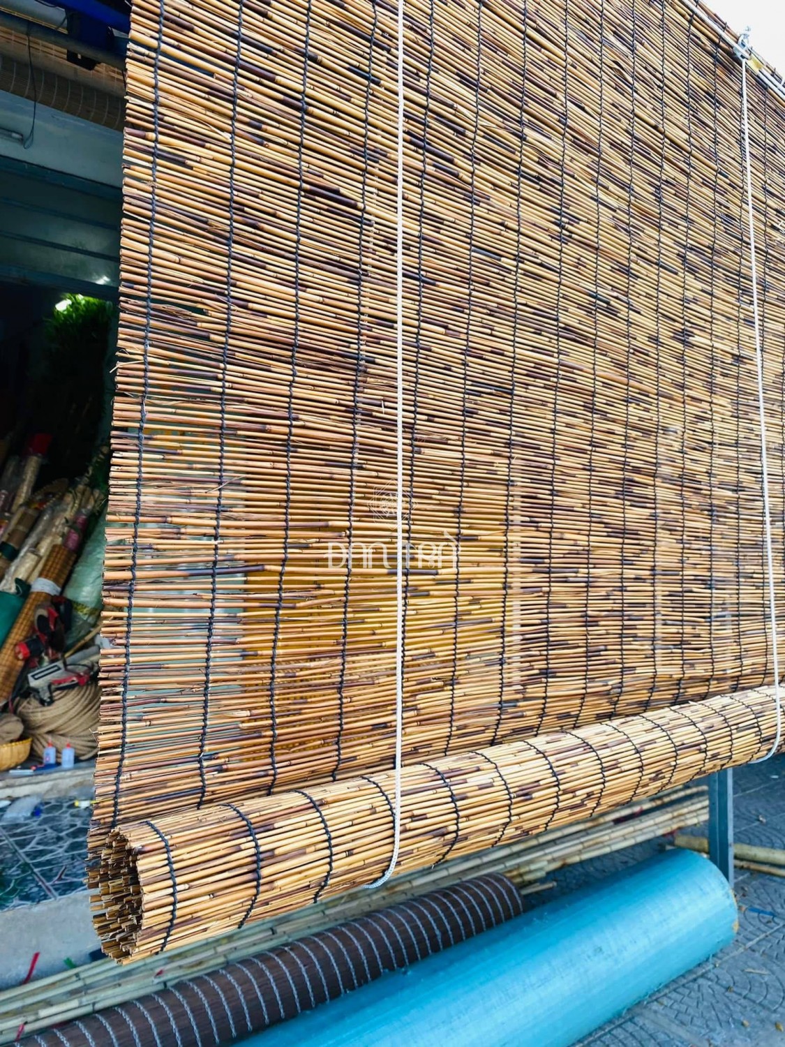 Mành sậy cao cấp trang trí tường, hàng rào
